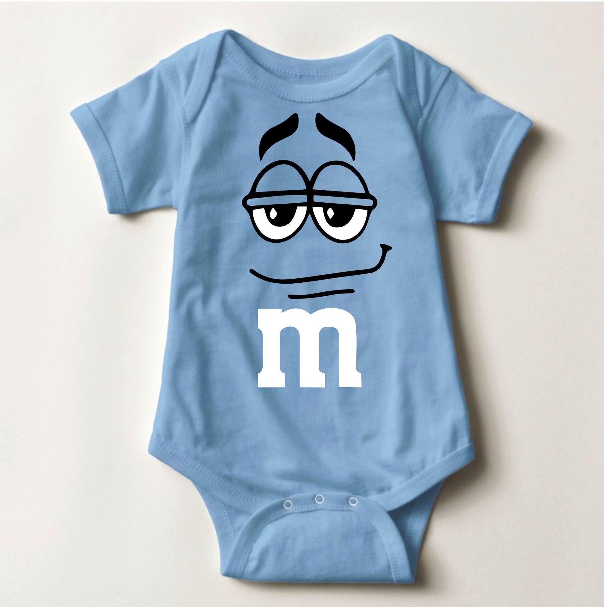 Baby Character Onesies - M&M's Powder Blue - MYSTYLEMYCLOTHING