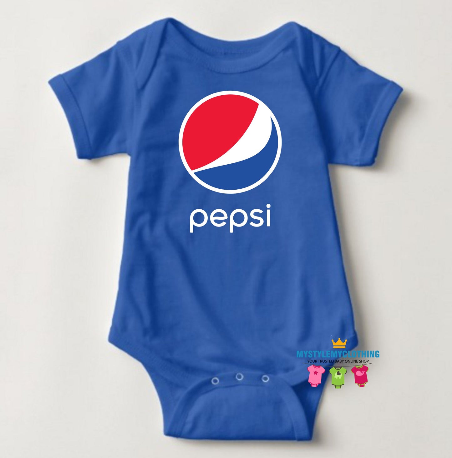 Baby Onesies Logo - Pepsi - MYSTYLEMYCLOTHING