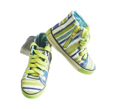 Kids Hard Soles Rubber Shoes - Stripes - MYSTYLEMYCLOTHING