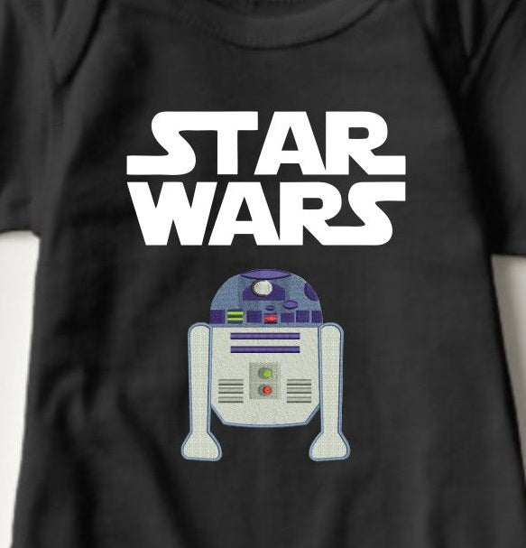 Baby Star Wars Collection Onesies - R2D2 - MYSTYLEMYCLOTHING