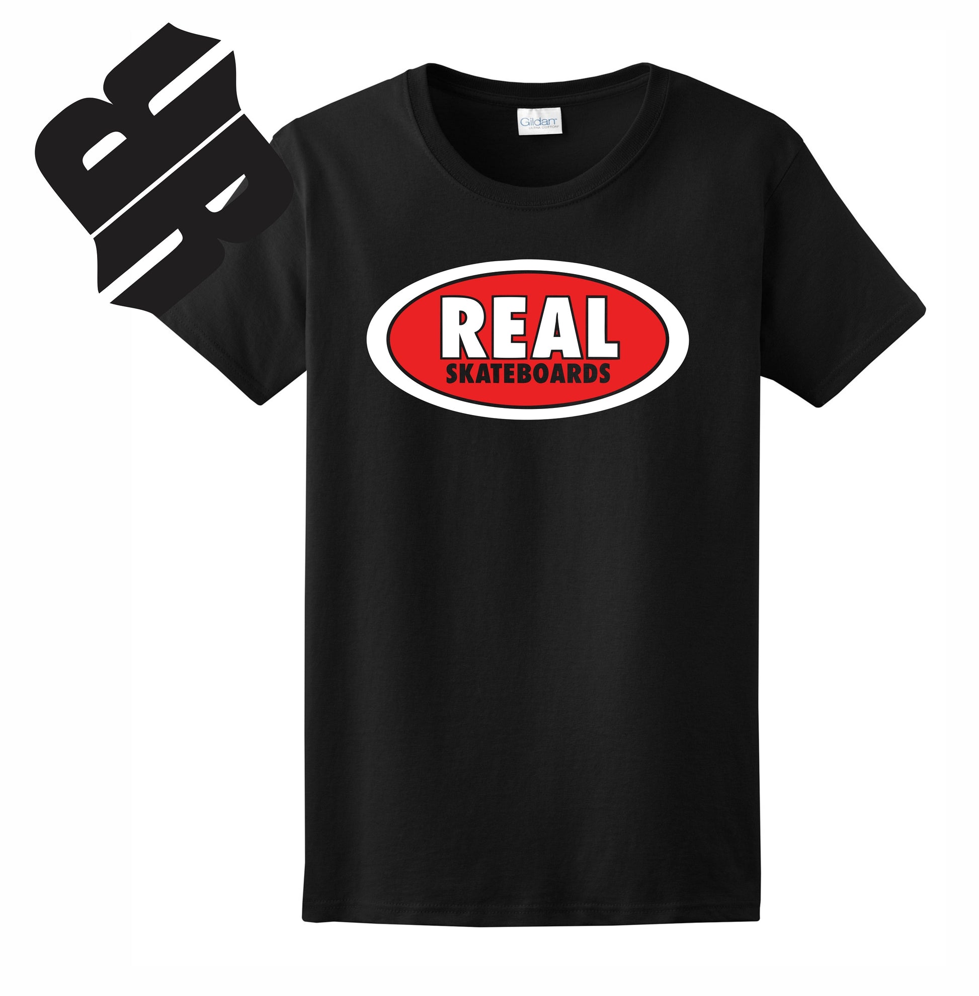 Skate Men's Shirt - Real Skate Board (Black) - MYSTYLEMYCLOTHING