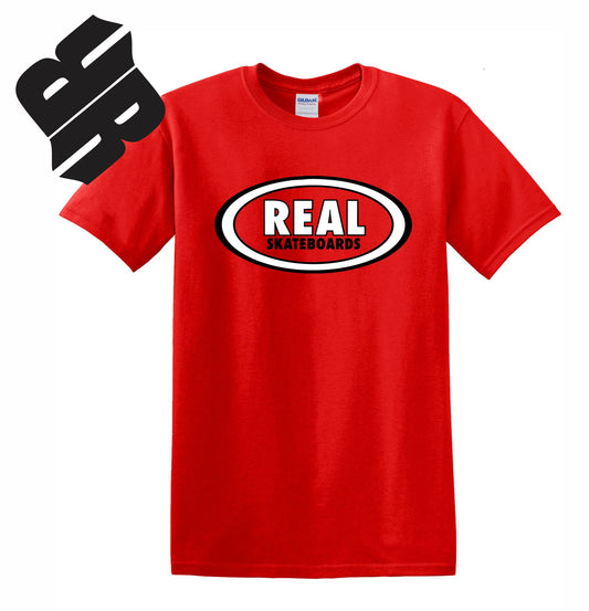 Skate Men's Shirt - Real Skate Board (Red) - MYSTYLEMYCLOTHING