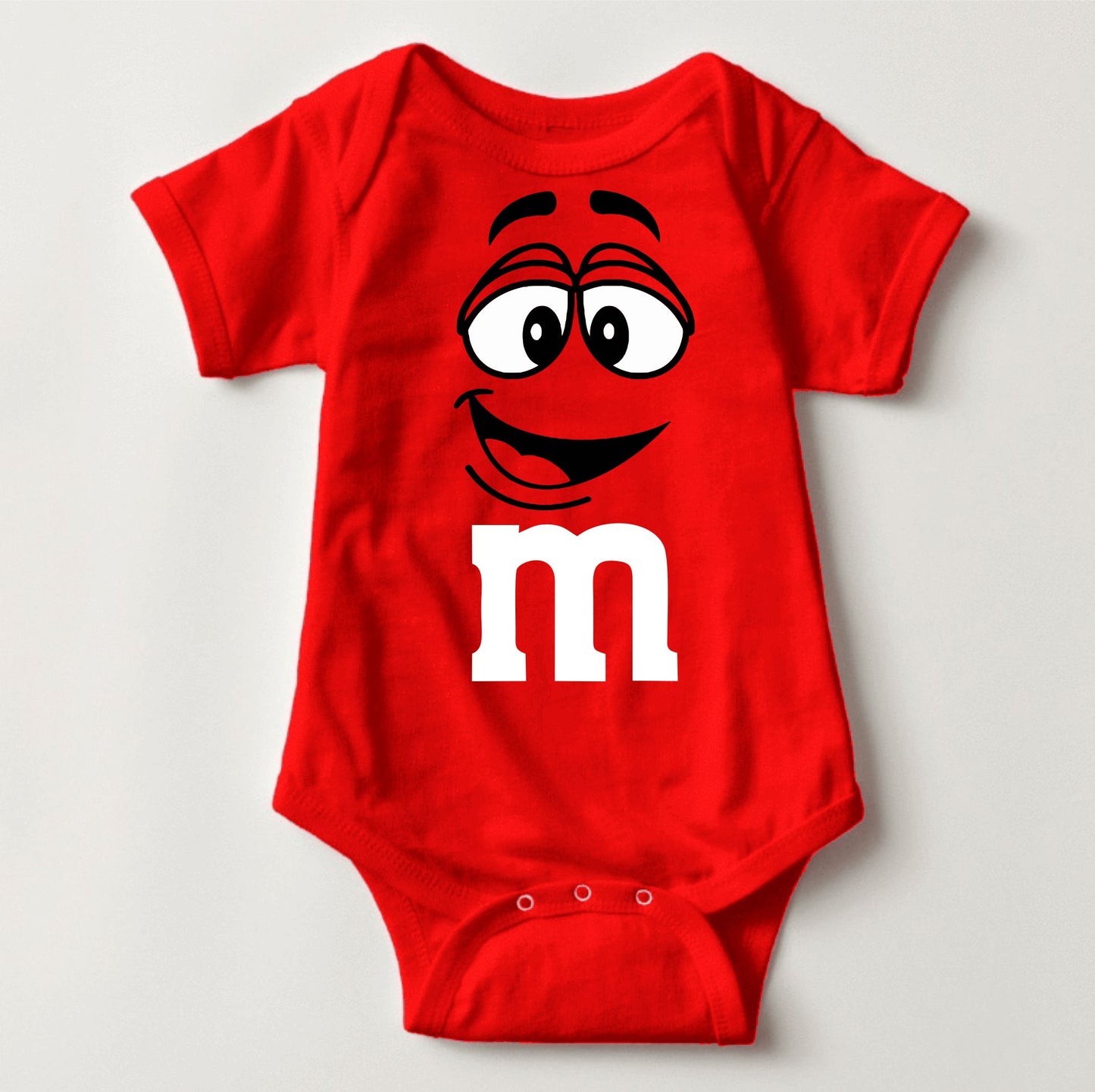 Baby Character Onesies - M&M's Red - MYSTYLEMYCLOTHING