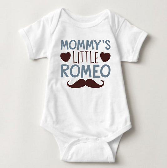 Baby Statement Onesies - Little Mister Romeo - MYSTYLEMYCLOTHING