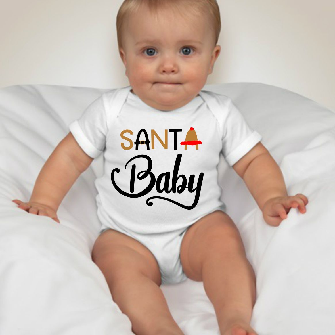 Baby Christmas Holiday Onesies - Santa Baby II - MYSTYLEMYCLOTHING