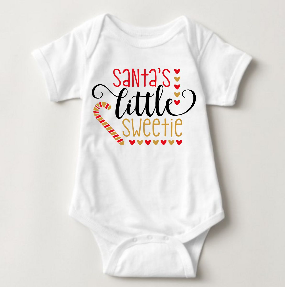 Baby Christmas Holiday Onesies - Santa's Little Sweetie - MYSTYLEMYCLOTHING