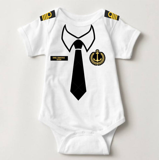 Baby Career Onesies - Seaman with Free Name Badge - MYSTYLEMYCLOTHING