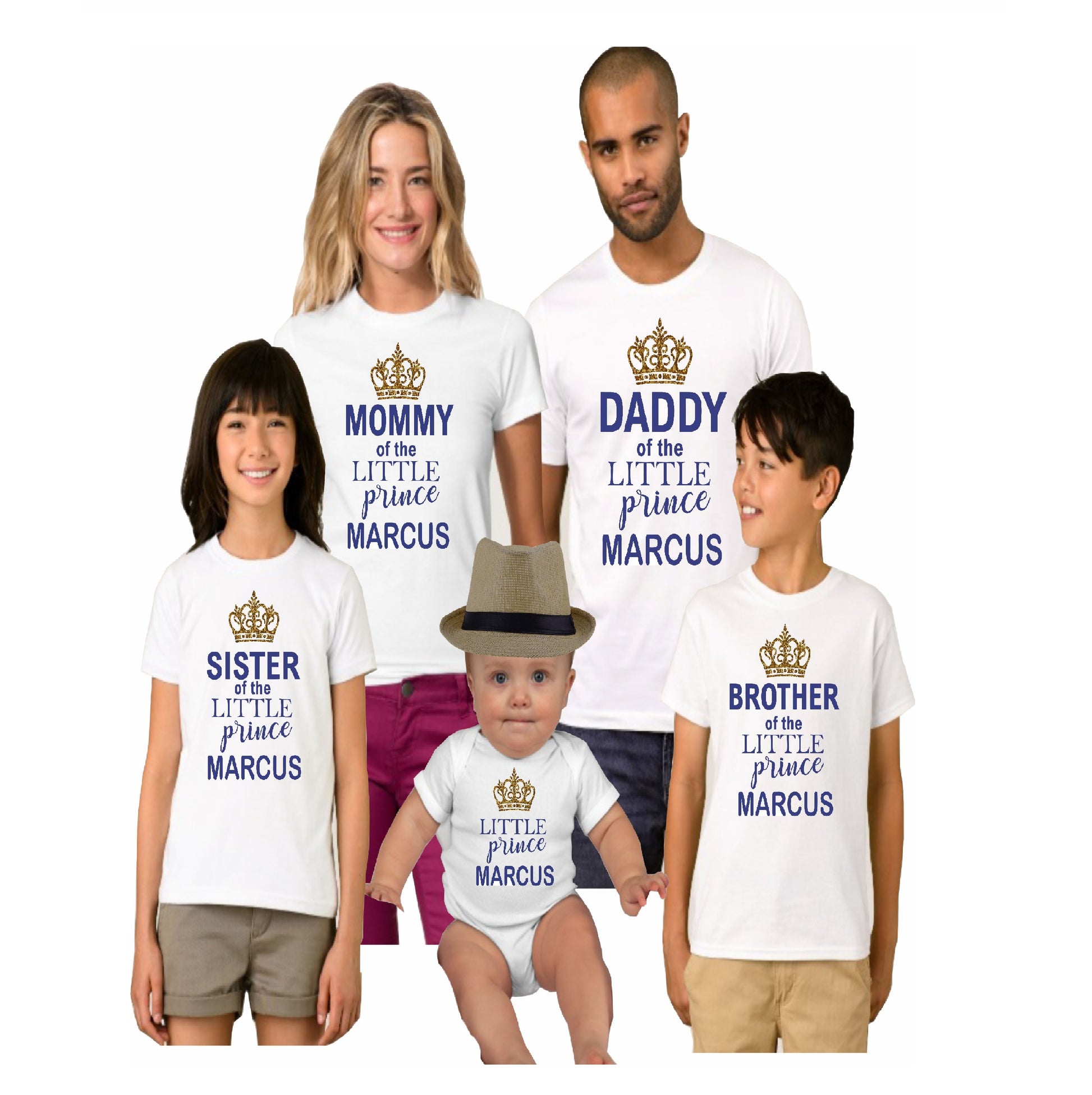 Family Set Shirt - Royal Theme - MYSTYLEMYCLOTHING