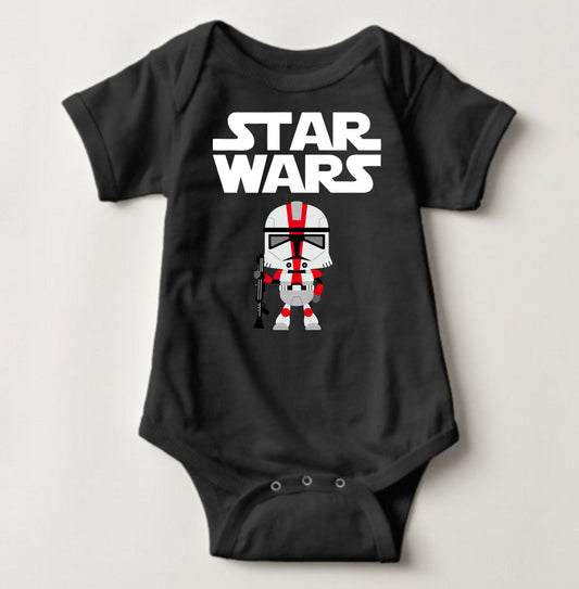 Baby Star Wars Collection Onesies - Storm Trooper - MYSTYLEMYCLOTHING