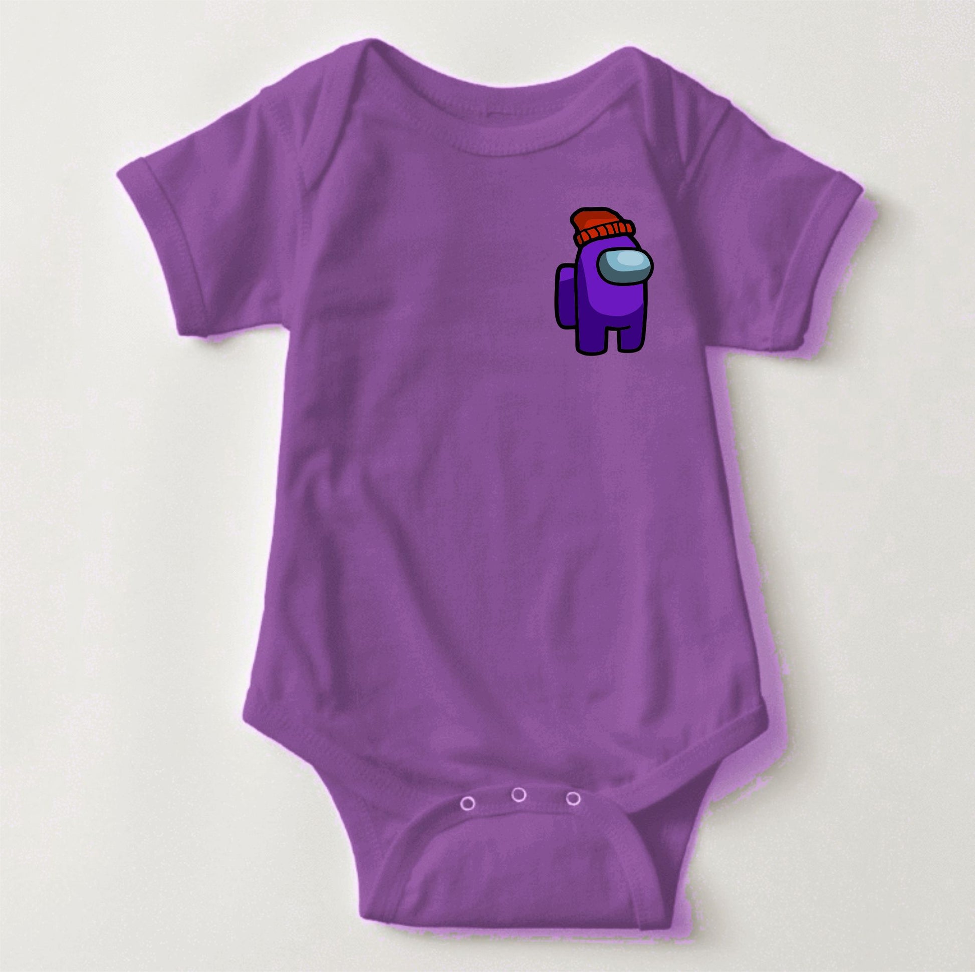 Baby Character Onesies - Among Us Purple - MYSTYLEMYCLOTHING