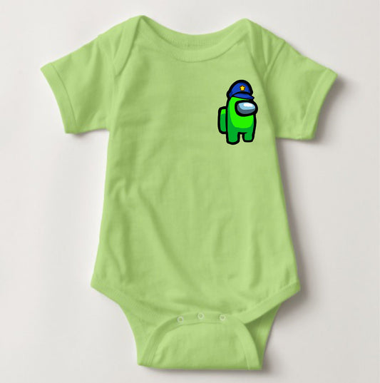Baby Character Onesies - Among Us Light Green - MYSTYLEMYCLOTHING